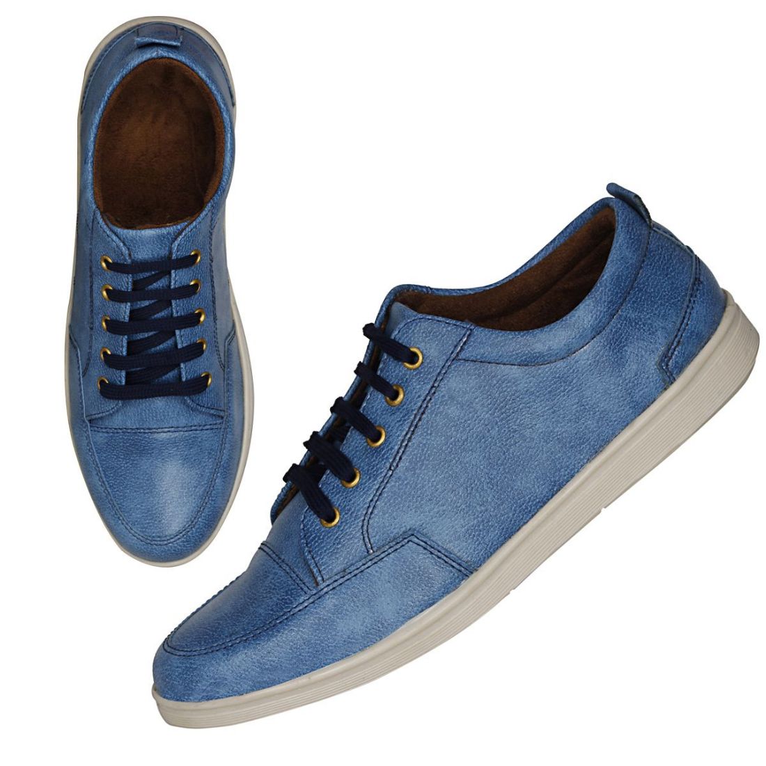 Generic Men Blue Color Synthetic Leather Material