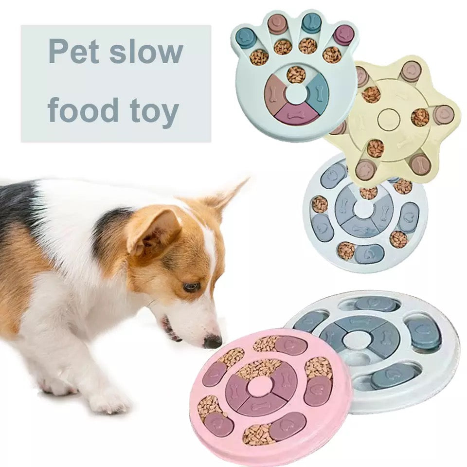 New Interactive Toy IQ Training Pets Slow Feeder Bowl Puzzle Eating
