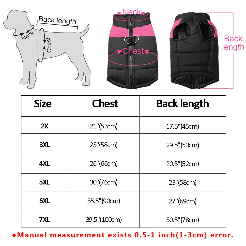 Large Dog Clothes For French Bulldog Winter Pet
