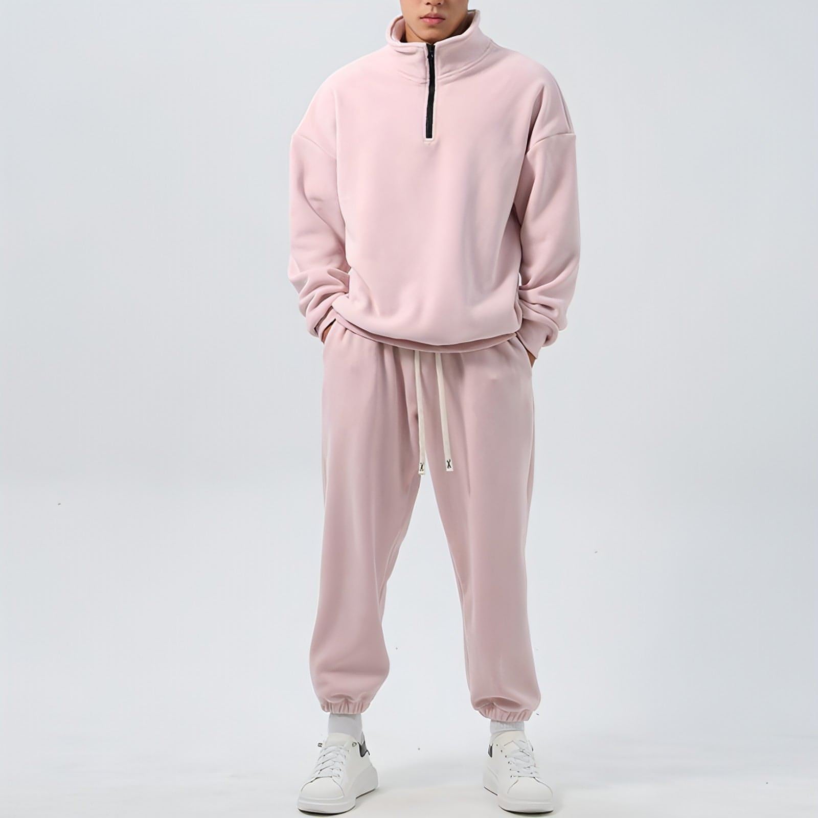 LUXEEDIT Edition Men's Fleece Tracksuit – Wide Fit, Ultimate Comfort