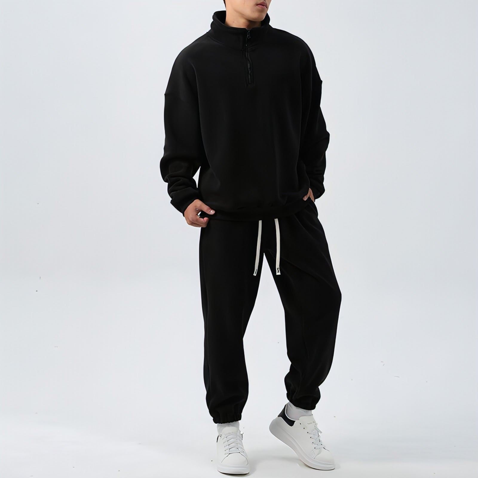 LUXEEDIT Edition Men's Fleece Tracksuit – Wide Fit, Ultimate Comfort