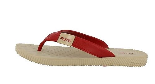 Women's Fl0366l Slippers Beige Maroon Size 6UK