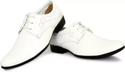 Lace Up For Men  (White)