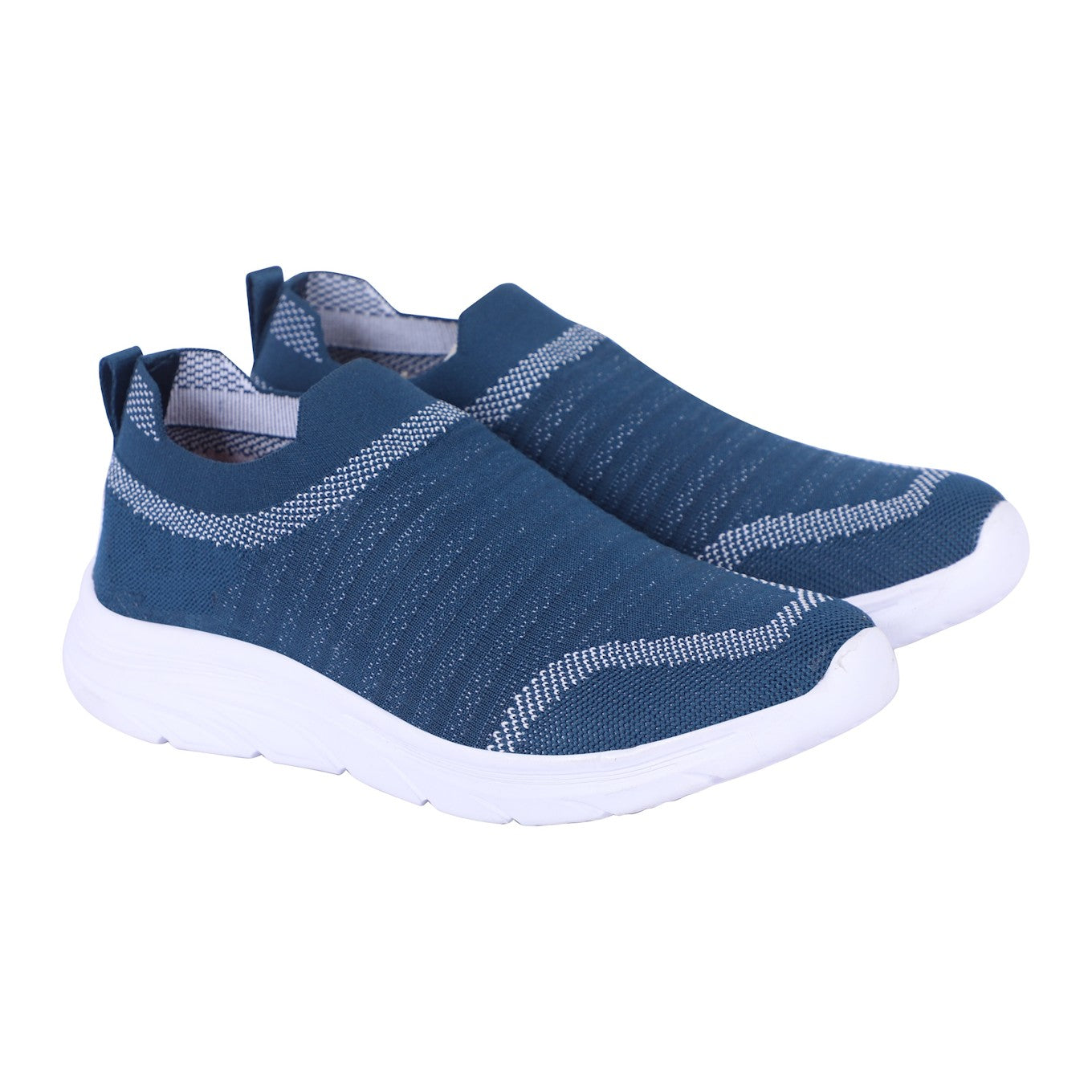 Men Lace Up Running Shoes, Teal (Size-7 UK)