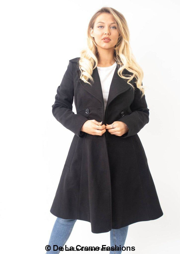 Kirsty Slim Fit A-Line Coat
