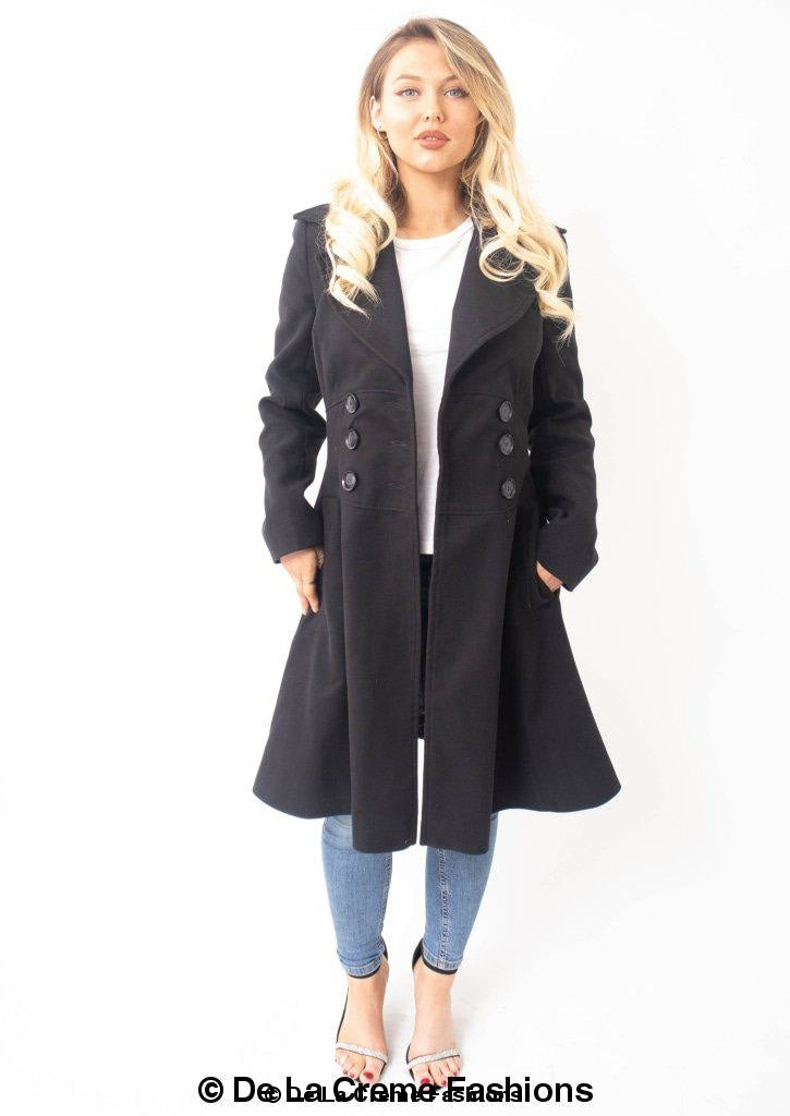 Kirsty Slim Fit A-Line Coat