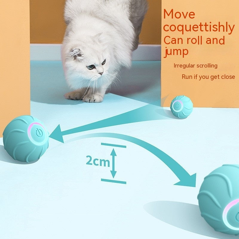 Smart Cat Toys Rolling Ball Pet Cat Owner Interactive Pets Toys