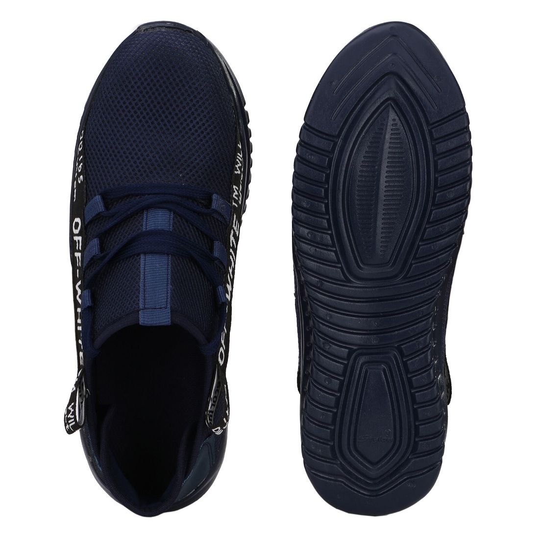 Generic Men Navy Blue Color Mesh Material  Casual
