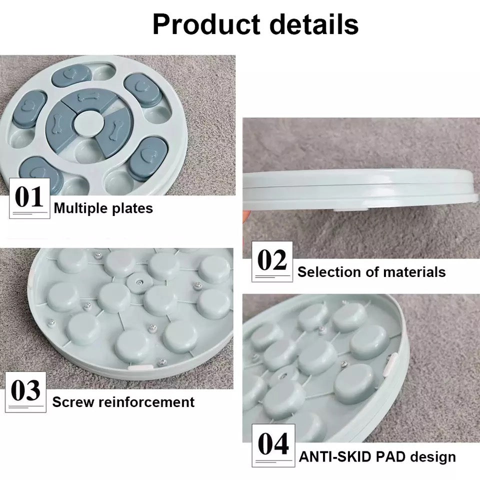 New Interactive Toy IQ Training Pets Slow Feeder Bowl Puzzle Eating