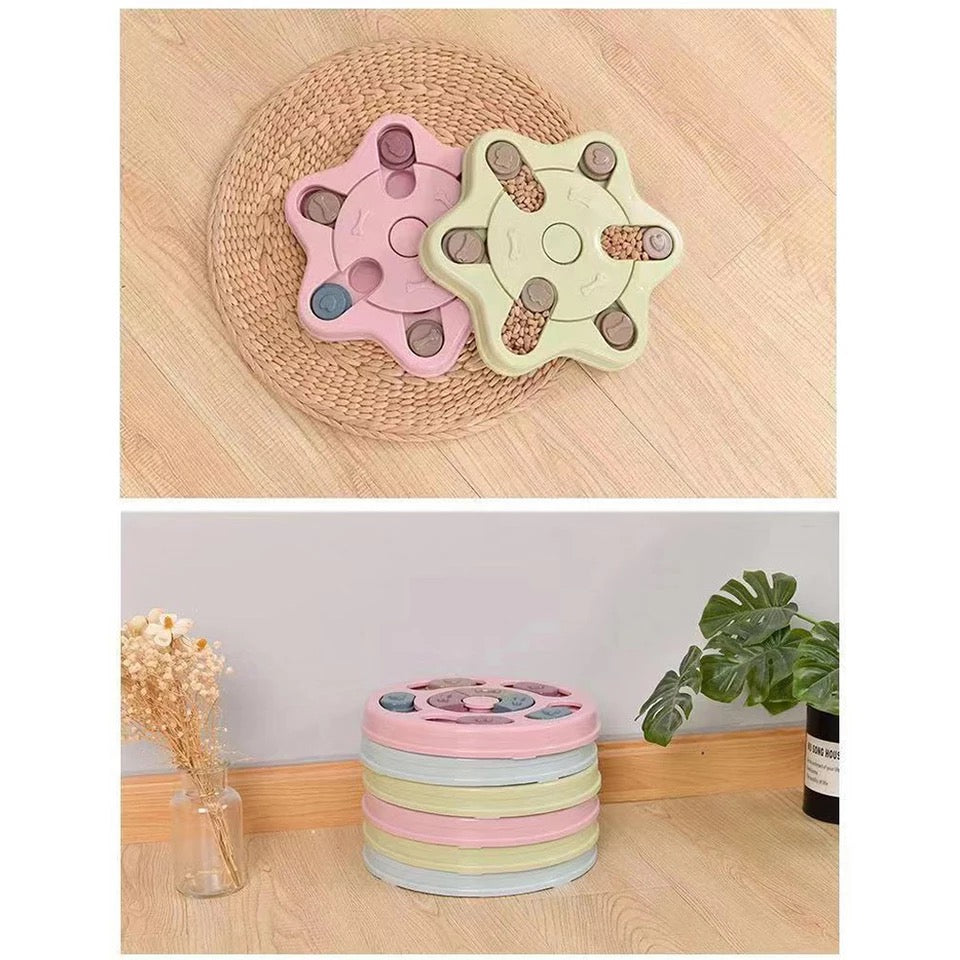 New Interactive Toy IQ Training Pets Slow Feeder Bowl Puzzle Eating