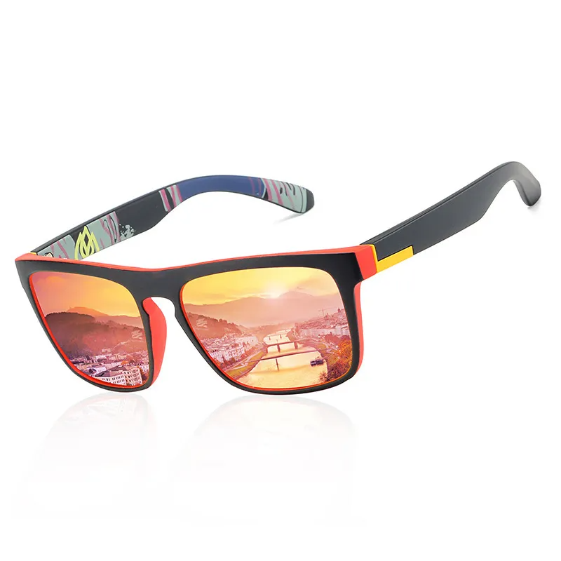 Square Polarized Sunglasses For Men Women Outdoor Sports Driving
