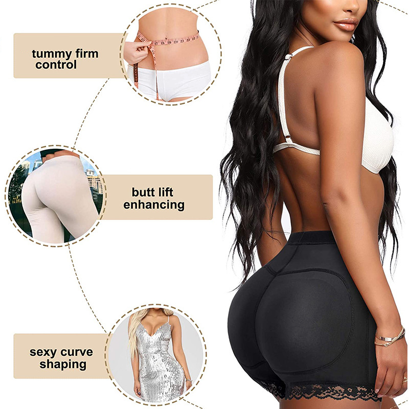 Booty Shaper Padded Underwear Panty Women's FAKE ASS Butt Lifter & Hip