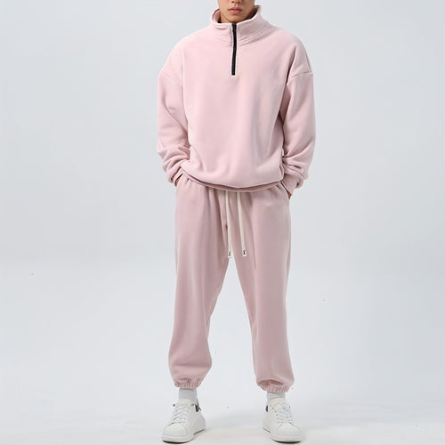 LUXEEDIT Edition Men's Fleece Tracksuit – Wide Fit, Ultimate Comfort