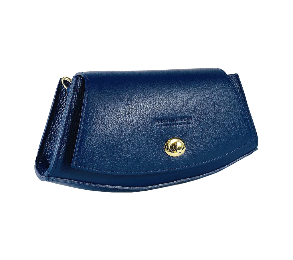 RB1009D | Borsa Donna a Spalla in Vera Pelle Made in Italy. Tracolla