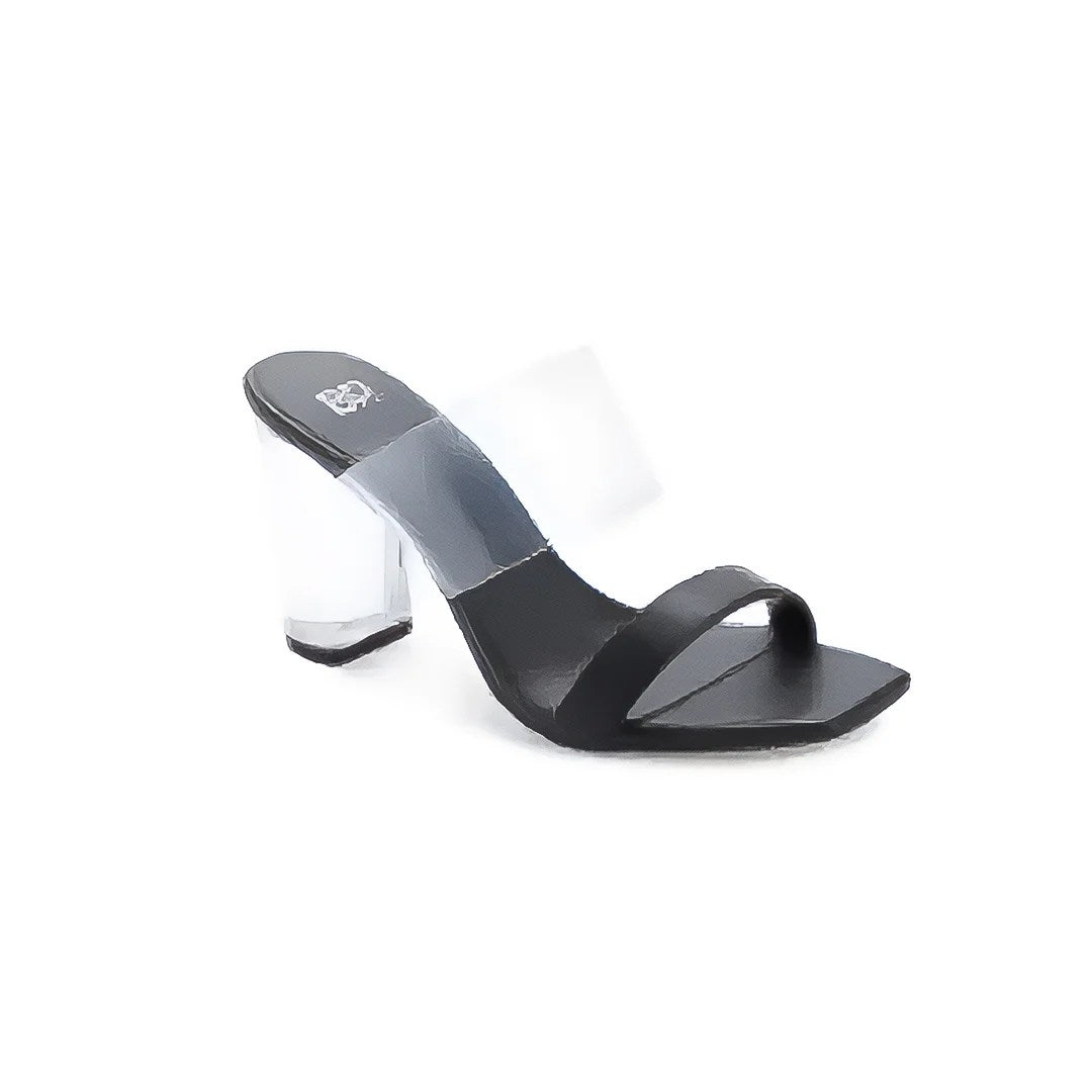 BP Naomi Clear Block Heel Sandal