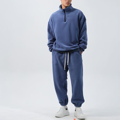LUXEEDIT Edition Men's Fleece Tracksuit – Wide Fit, Ultimate Comfort