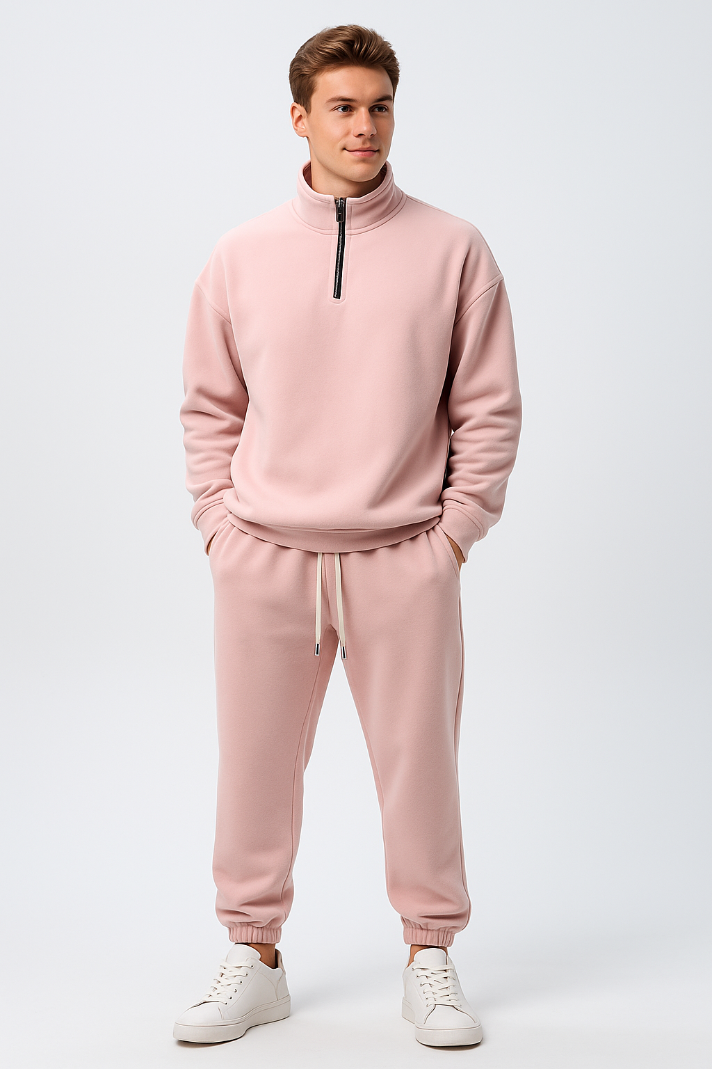 LUXEEDIT Edition Men's Fleece Tracksuit – Wide Fit, Ultimate Comfort