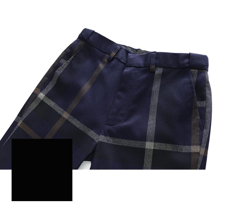 Men's Fashion Slim Single-breasted Suit Vest Pants Set