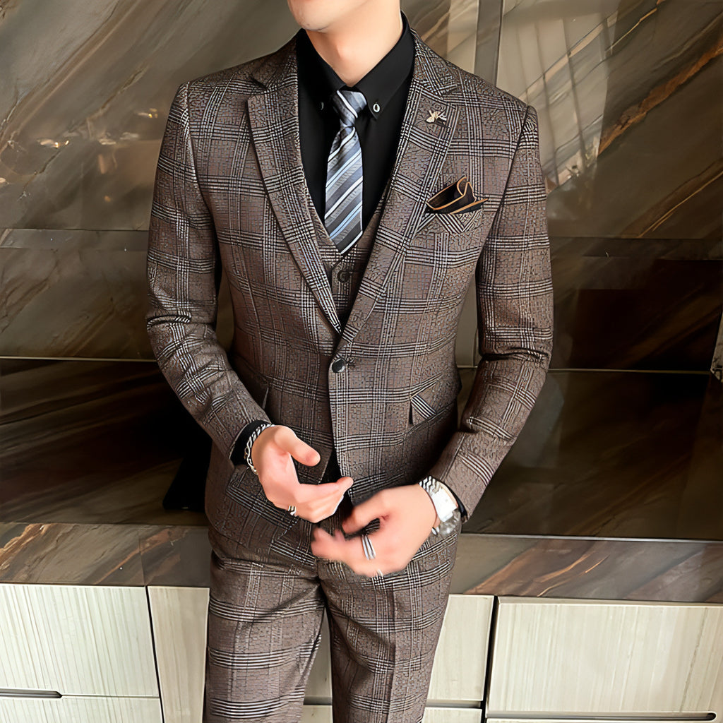 SartoForm™ – 3-Piece Executive Suit Set for Men