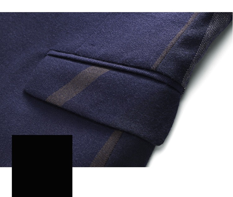 Men's Fashion Slim Single-breasted Suit Vest Pants Set