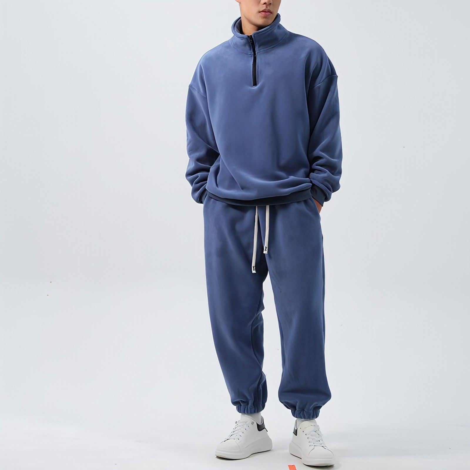 LUXEEDIT Edition Men's Fleece Tracksuit – Wide Fit, Ultimate Comfort