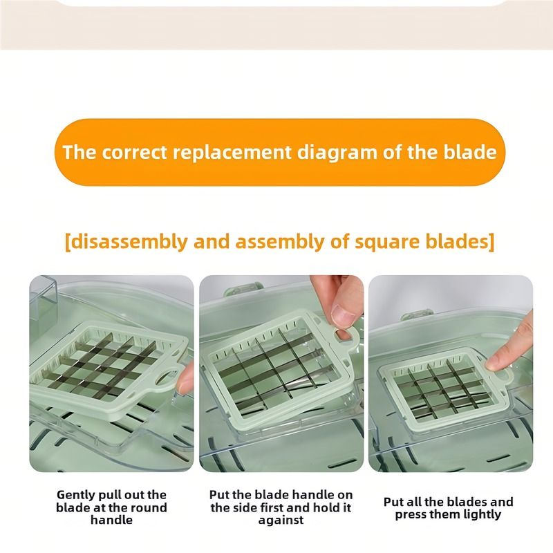 Oval-Shaped Vegetable Cutter - Ergonomic Kitchen Tool for Precise