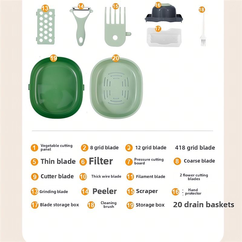 Oval-Shaped Vegetable Cutter - Ergonomic Kitchen Tool for Precise