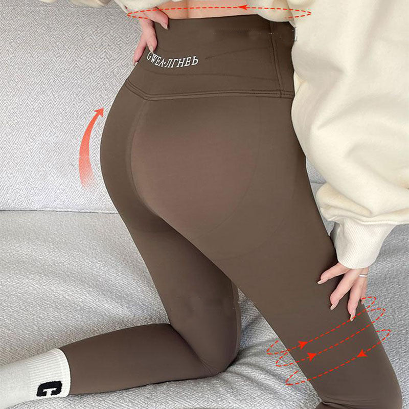 Fleece Thickened Leggings Winter -20 To 5 Shark Pants For Women High