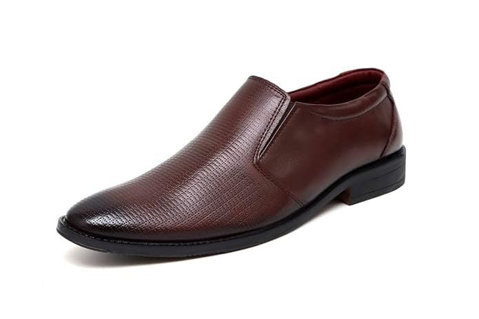Men's Genuine Leather Formal Slipon Moccasin Shoes (Size-UK-6