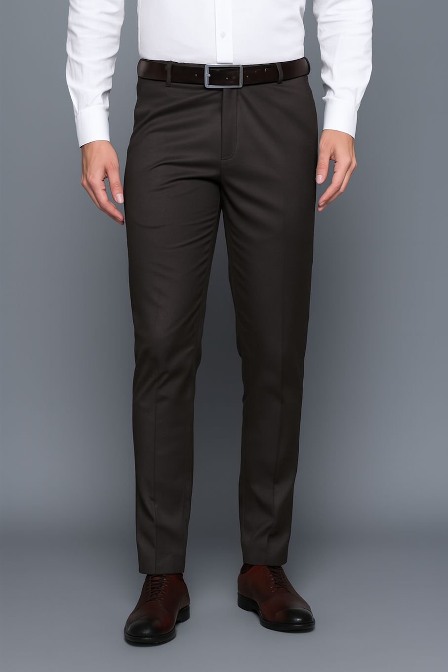 Men Formal Pant-Dark Grey (Size-36)