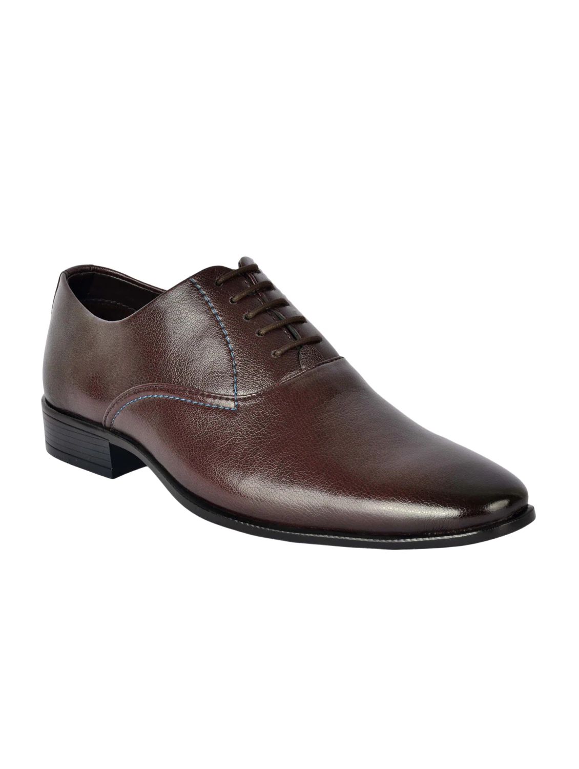 Men Brown Lace-Up Derbys (Size-UK-7) (Color-BROWN)