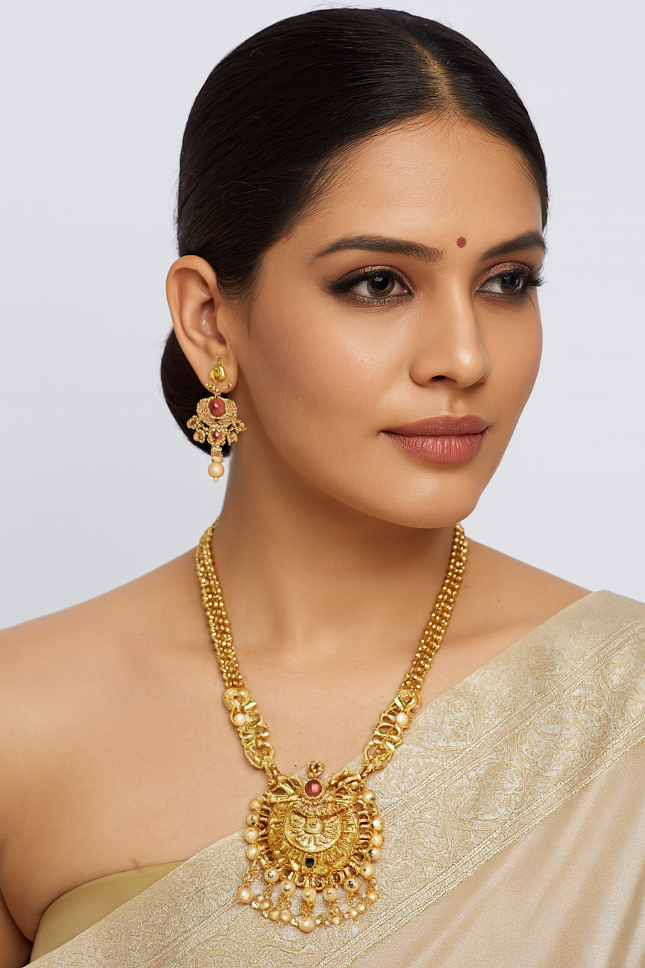 Festive Wear Necklace Set for Women-D23