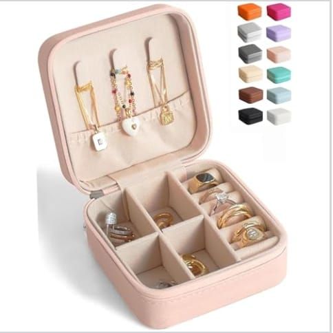 Jewelry Organizer Box for Women Travel Ring, Pendant, Earring,