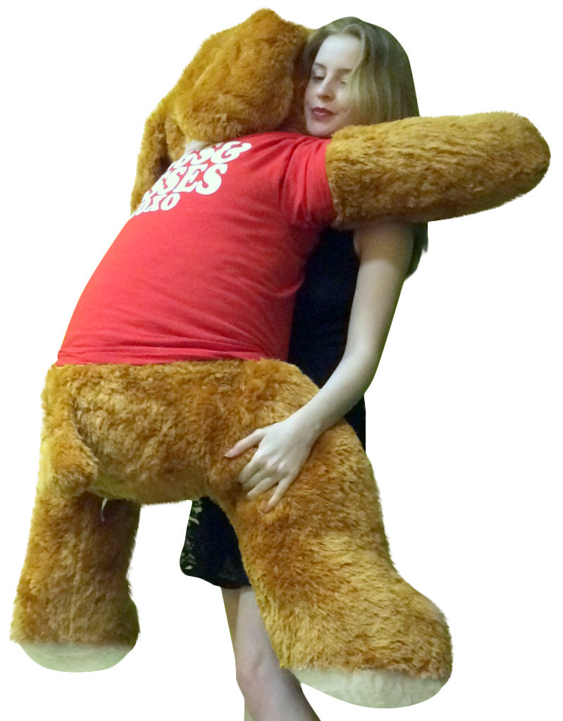 Big Plush Dog Huge 5 Foot Long Valentine's Day Giant Stuffed Animal