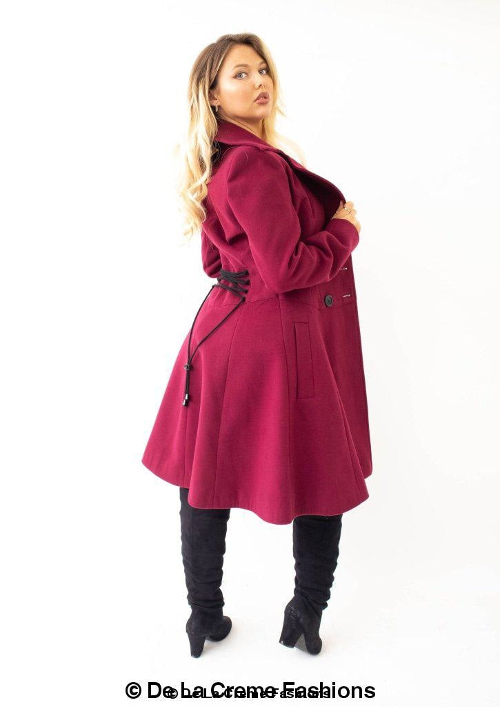 Kirsty Slim Fit A-Line Coat