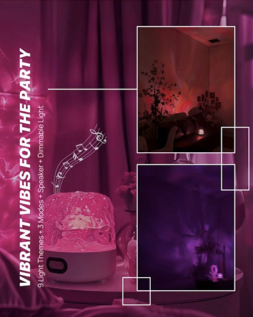 Light Theatre: Ambient Light With Stereo Speaker, Ripple Sunset Aurora