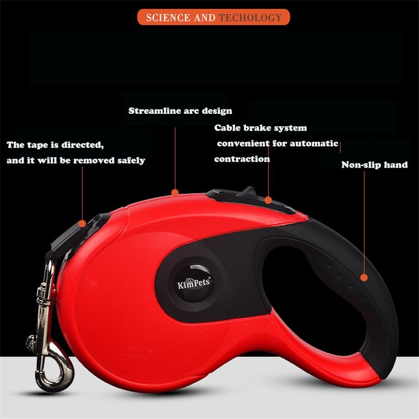 Durable Pet Dog Leash Automatic Retractable Nylon Pets Traction Rope