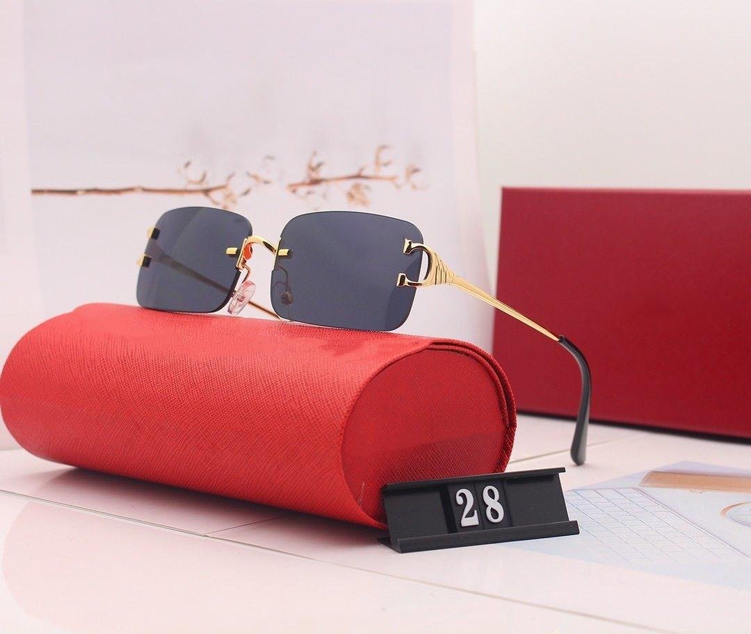 Designer Square Sunglasses Men Women 28 Vintage Shades Driving