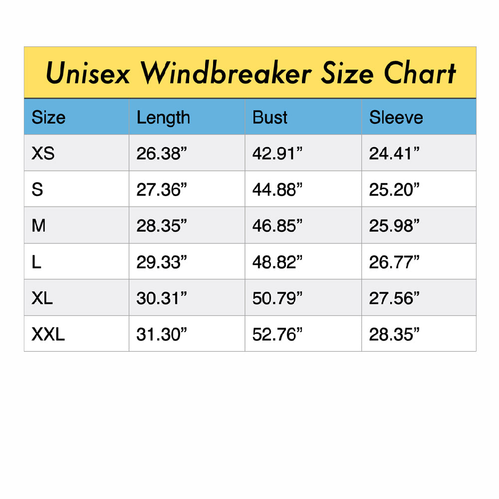 ACCORDING TO PLAN. All Over Print Windbreaker